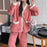 2pcs/Set Autumn And Winter Pajamas Women Thickened Padded Warm Students Coral Girls Clot Velvet Suit Homewear Cardigan Trousers