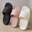 Women Home Slippers Beach Slides Solid Color Mens Thick Sole Indoor Bathroom Anti Slip Shoes Summer Couple Sandals