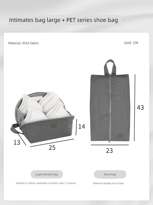 Portable Business Trip Travel Luggage Underwear Buggy Bag