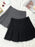 Vintage Gray Pleated Skirt Women Kawaii High Waist Mini Skirts Korean Fashion School Uniform Harajuku Streetwear Spring