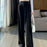 Elegant Wide Leg Pants Women Korean Style High Waist Black Baggy Pants Office Ladies Fashion Loose Suit Trousers Streetwear 2024